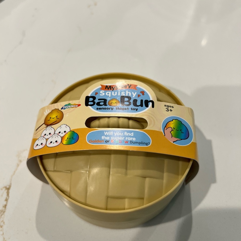 Viral mystery dumpling fidget toy.